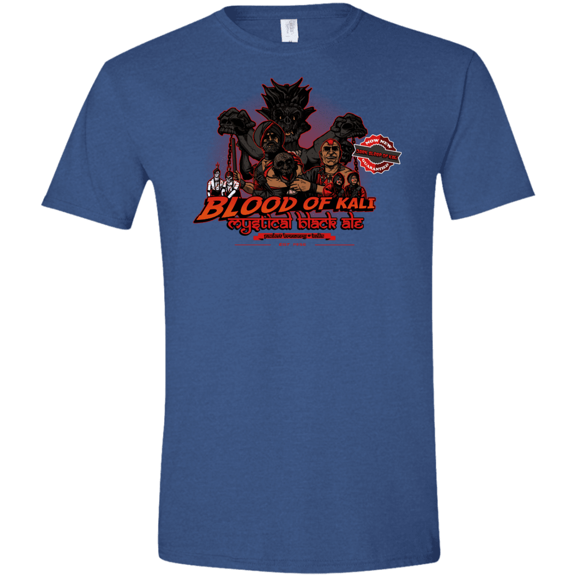 T-Shirts Heather Royal / X-Small Blood Of Kali Men's Semi-Fitted Softstyle