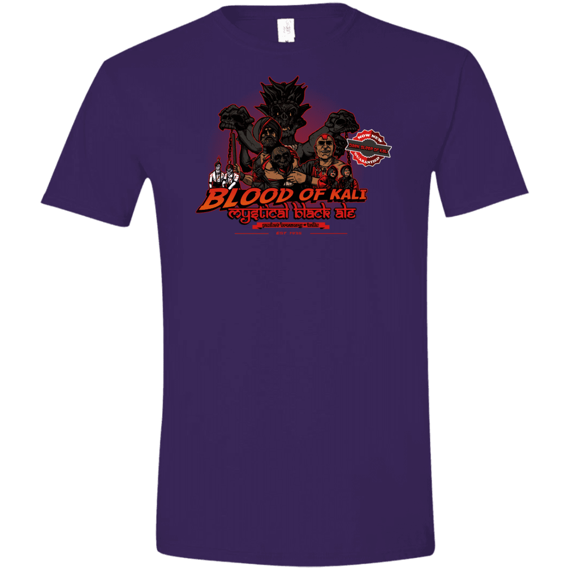 T-Shirts Purple / S Blood Of Kali Men's Semi-Fitted Softstyle