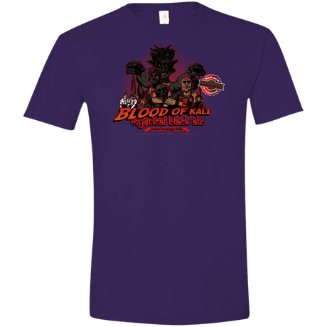 T-Shirts Purple / S Blood Of Kali Men's Semi-Fitted Softstyle
