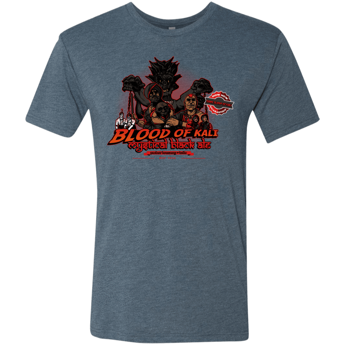 T-Shirts Indigo / S Blood Of Kali Men's Triblend T-Shirt
