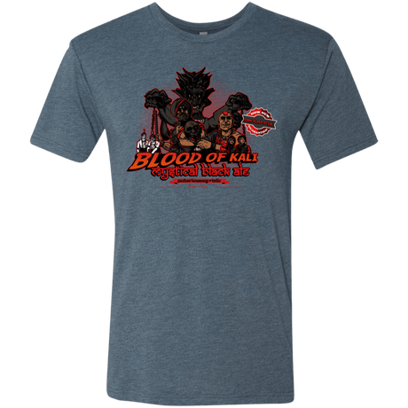 T-Shirts Indigo / S Blood Of Kali Men's Triblend T-Shirt