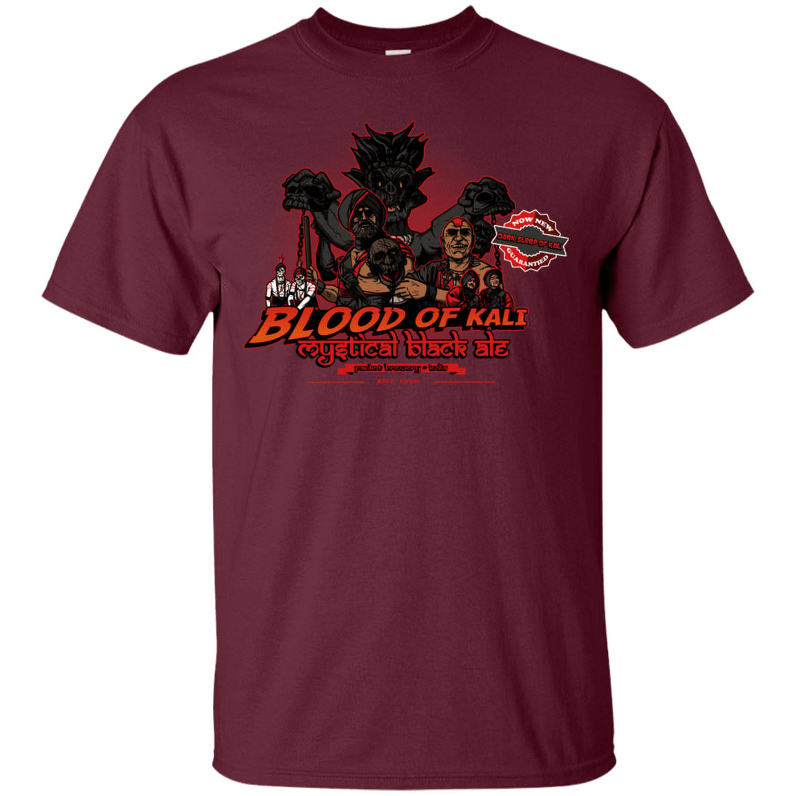 T-Shirts Maroon / S Blood Of Kali T-Shirt