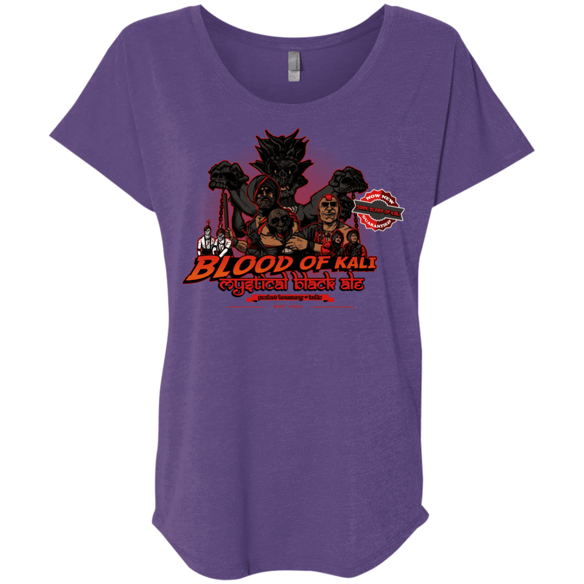 T-Shirts Purple Rush / X-Small Blood Of Kali Triblend Dolman Sleeve