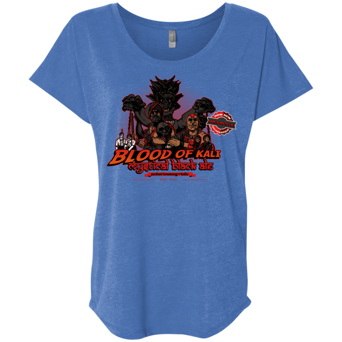 T-Shirts Vintage Royal / X-Small Blood Of Kali Triblend Dolman Sleeve