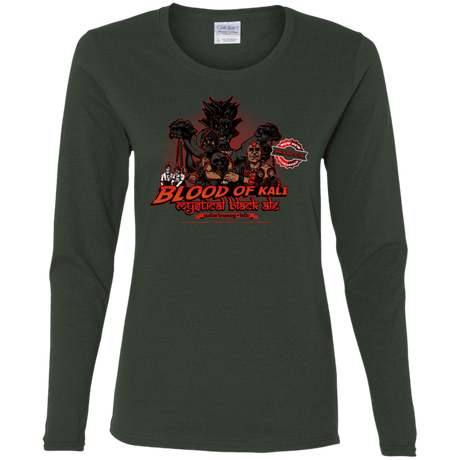 T-Shirts Forest / S Blood Of Kali Women's Long Sleeve T-Shirt