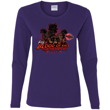 T-Shirts Purple / S Blood Of Kali Women's Long Sleeve T-Shirt