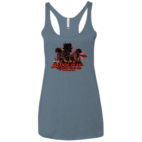 T-Shirts Indigo / X-Small Blood Of Kali Women's Triblend Racerback Tank
