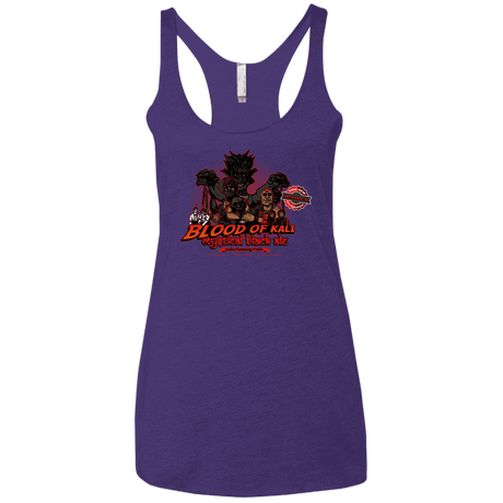 T-Shirts Purple Rush / X-Small Blood Of Kali Women's Triblend Racerback Tank