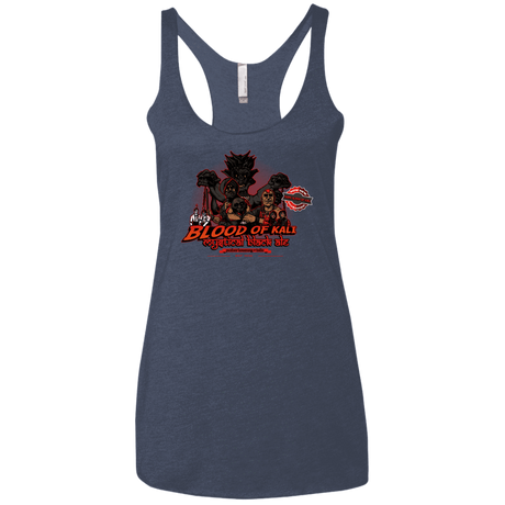 T-Shirts Vintage Navy / X-Small Blood Of Kali Women's Triblend Racerback Tank