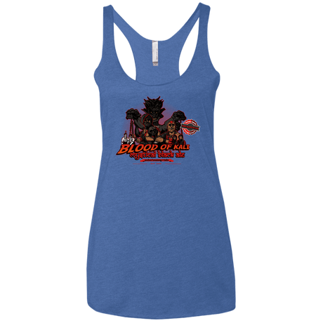 T-Shirts Vintage Royal / X-Small Blood Of Kali Women's Triblend Racerback Tank