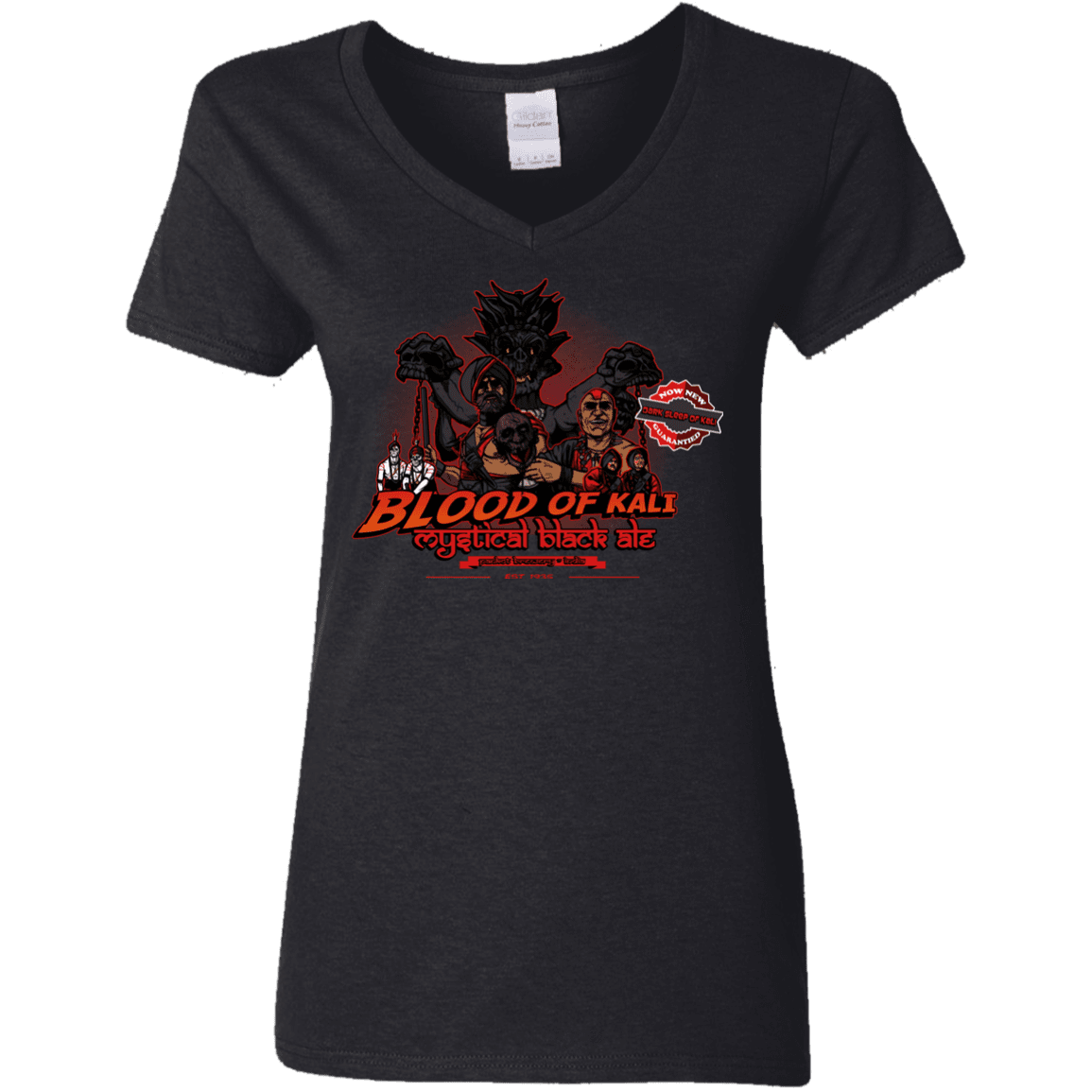 T-Shirts Black / S Blood Of Kali Women's V-Neck T-Shirt