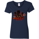 T-Shirts Navy / S Blood Of Kali Women's V-Neck T-Shirt