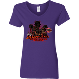 T-Shirts Purple / S Blood Of Kali Women's V-Neck T-Shirt