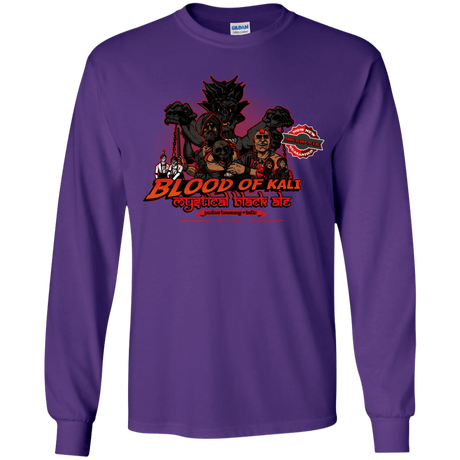 T-Shirts Purple / YS Blood Of Kali Youth Long Sleeve T-Shirt
