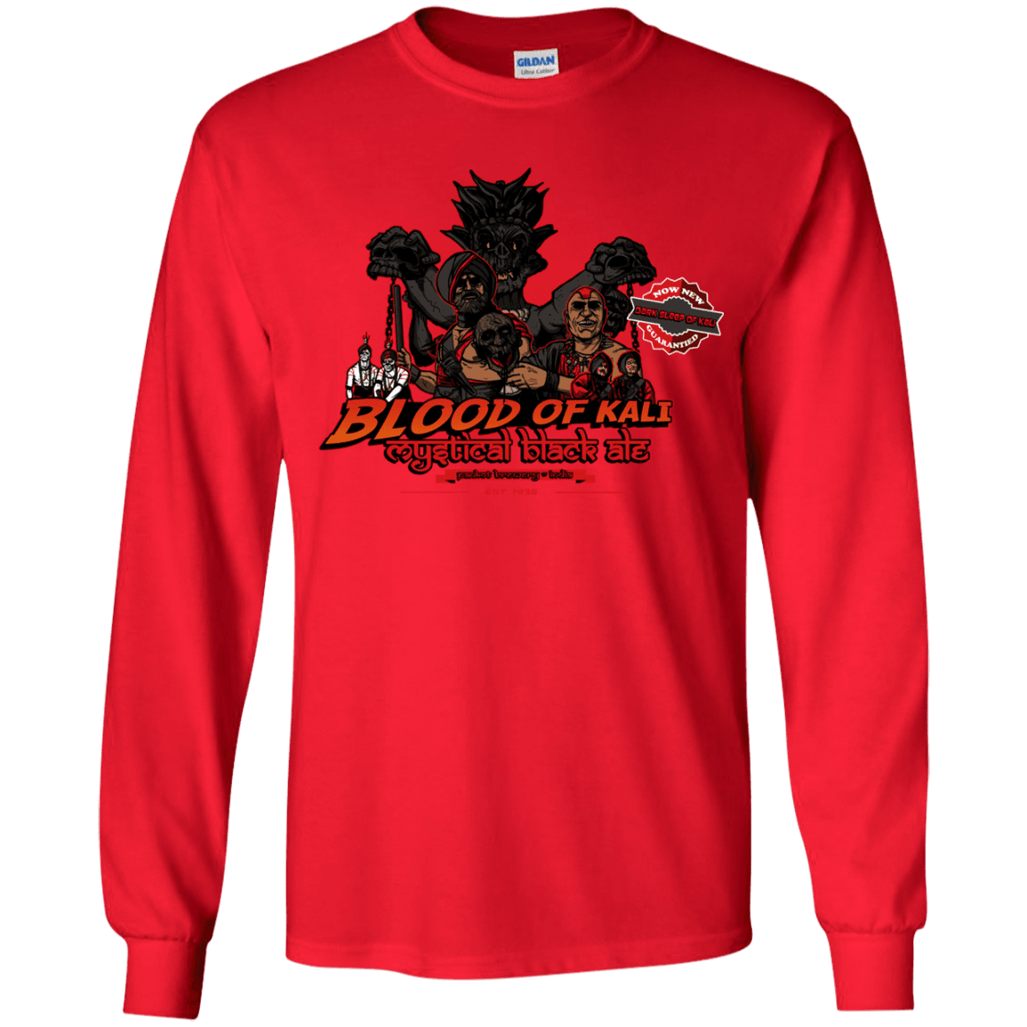 T-Shirts Red / YS Blood Of Kali Youth Long Sleeve T-Shirt