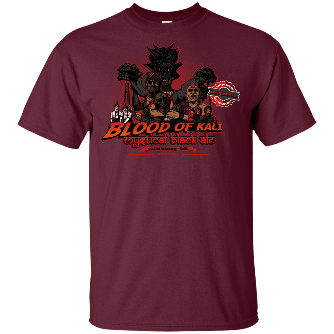 T-Shirts Maroon / YXS Blood Of Kali Youth T-Shirt