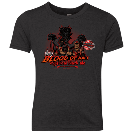 T-Shirts Vintage Black / YXS Blood Of Kali Youth Triblend T-Shirt