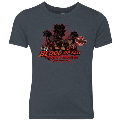 T-Shirts Vintage Navy / YXS Blood Of Kali Youth Triblend T-Shirt