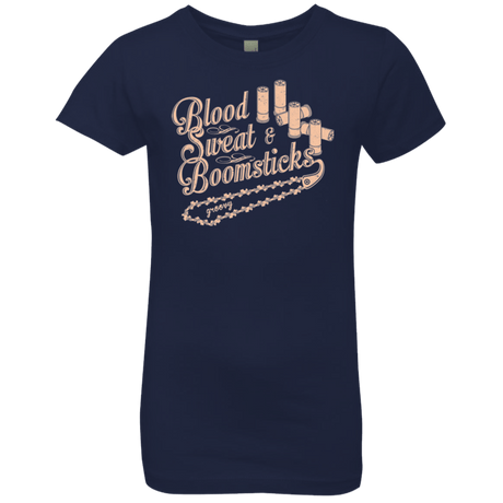 T-Shirts Midnight Navy / YXS Blood Sweat & Boomsticks Girls Premium T-Shirt