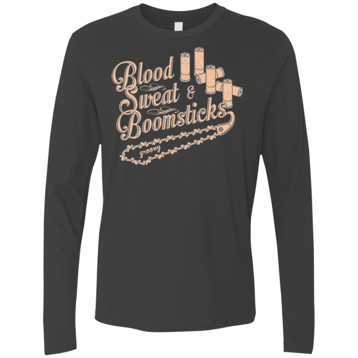 T-Shirts Heavy Metal / Small Blood Sweat & Boomsticks Men's Premium Long Sleeve