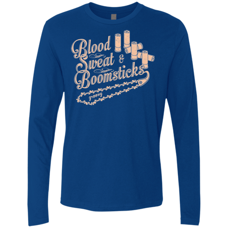 T-Shirts Royal / Small Blood Sweat & Boomsticks Men's Premium Long Sleeve
