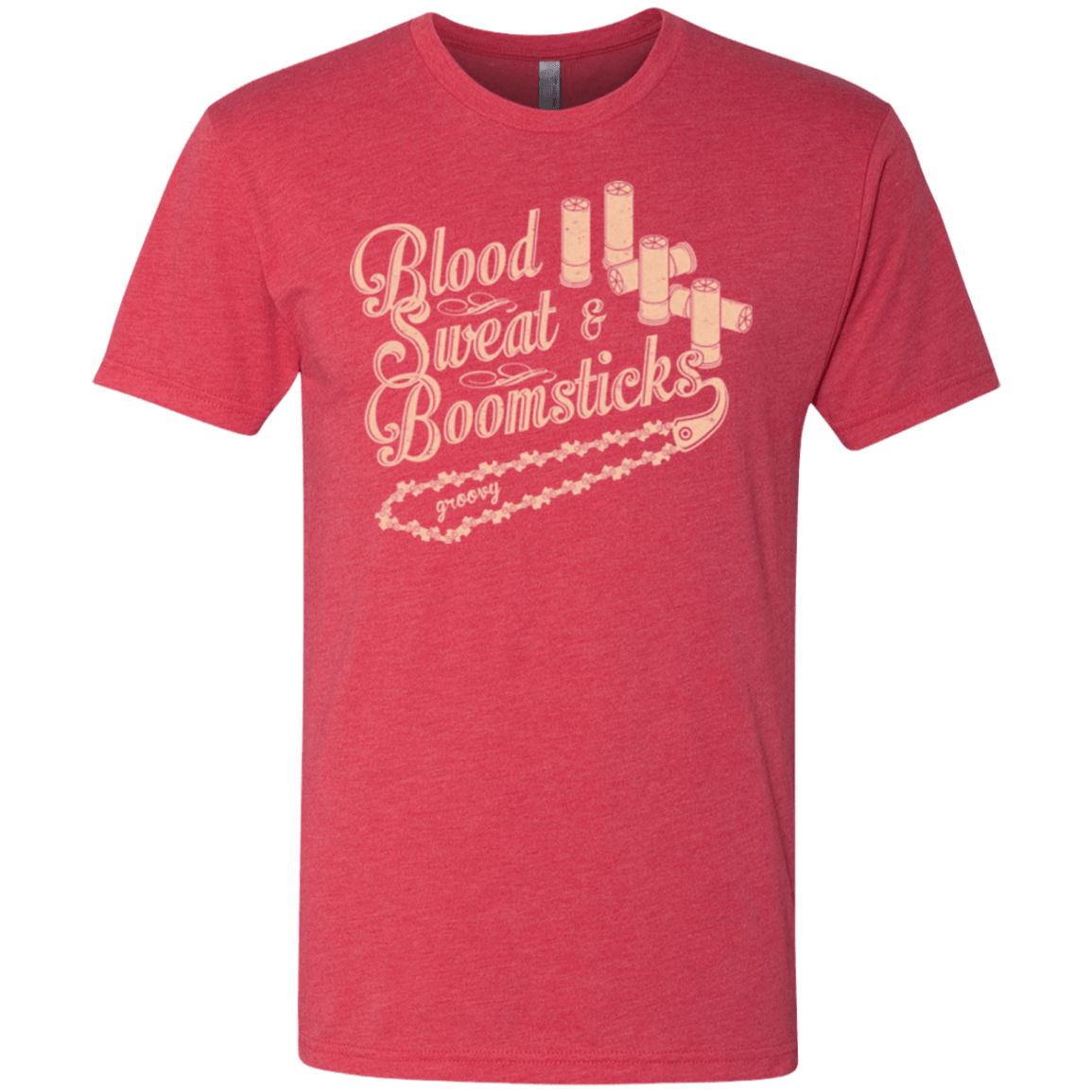T-Shirts Vintage Red / Small Blood Sweat & Boomsticks Men's Triblend T-Shirt