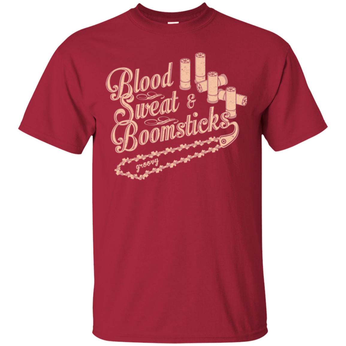 T-Shirts Cardinal / Small Blood Sweat & Boomsticks T-Shirt