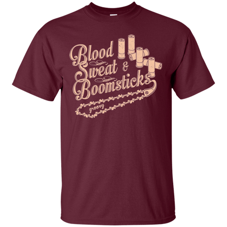 T-Shirts Maroon / Small Blood Sweat & Boomsticks T-Shirt