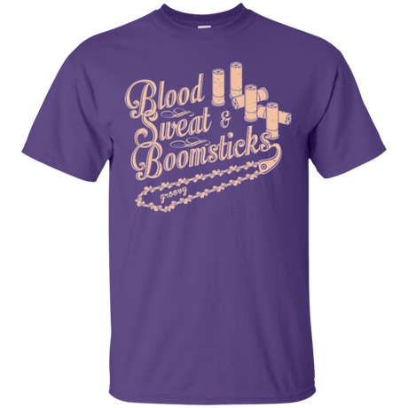 T-Shirts Purple / Small Blood Sweat & Boomsticks T-Shirt