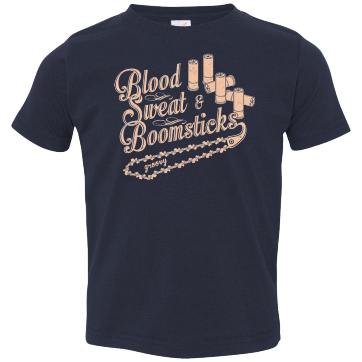 T-Shirts Navy / 2T Blood Sweat & Boomsticks Toddler Premium T-Shirt