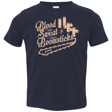 T-Shirts Navy / 2T Blood Sweat & Boomsticks Toddler Premium T-Shirt