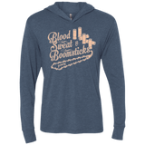 T-Shirts Indigo / X-Small Blood Sweat & Boomsticks Triblend Long Sleeve Hoodie Tee