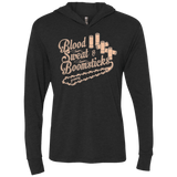 T-Shirts Vintage Black / X-Small Blood Sweat & Boomsticks Triblend Long Sleeve Hoodie Tee