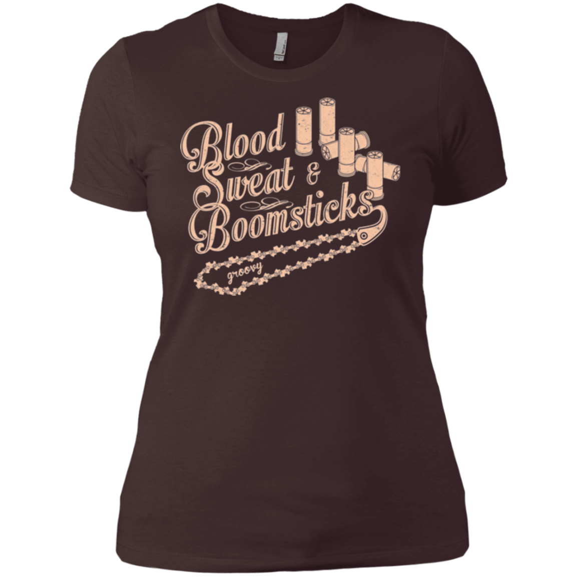 T-Shirts Dark Chocolate / X-Small Blood Sweat & Boomsticks Women's Premium T-Shirt