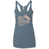 T-Shirts Indigo / X-Small Blood Sweat & Boomsticks Women's Triblend Racerback Tank