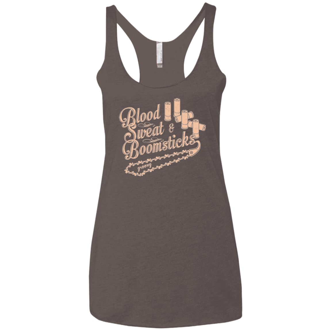 T-Shirts Macchiato / X-Small Blood Sweat & Boomsticks Women's Triblend Racerback Tank
