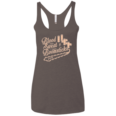 T-Shirts Macchiato / X-Small Blood Sweat & Boomsticks Women's Triblend Racerback Tank