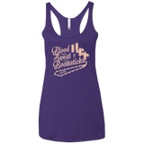 T-Shirts Purple / X-Small Blood Sweat & Boomsticks Women's Triblend Racerback Tank