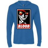T-Shirts Vintage Royal / X-Small Blood Triblend Long Sleeve Hoodie Tee