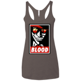 T-Shirts Macchiato / X-Small Blood Women's Triblend Racerback Tank