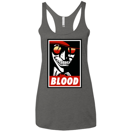 T-Shirts Premium Heather / X-Small Blood Women's Triblend Racerback Tank