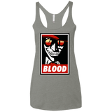 T-Shirts Venetian Grey / X-Small Blood Women's Triblend Racerback Tank