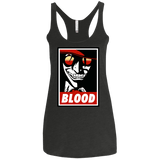 T-Shirts Vintage Black / X-Small Blood Women's Triblend Racerback Tank