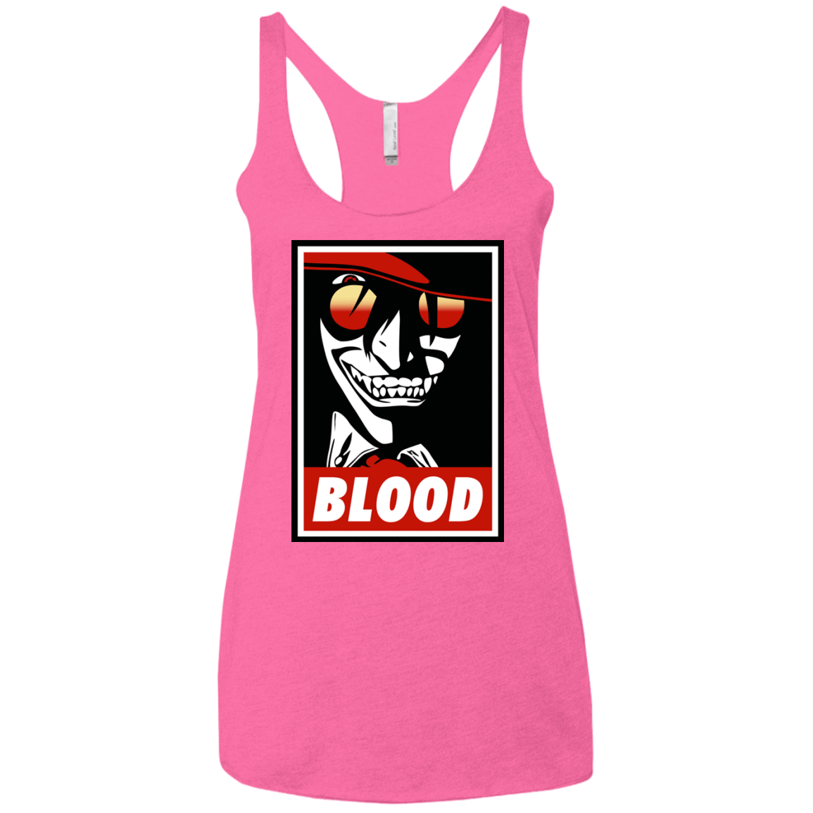 T-Shirts Vintage Pink / X-Small Blood Women's Triblend Racerback Tank