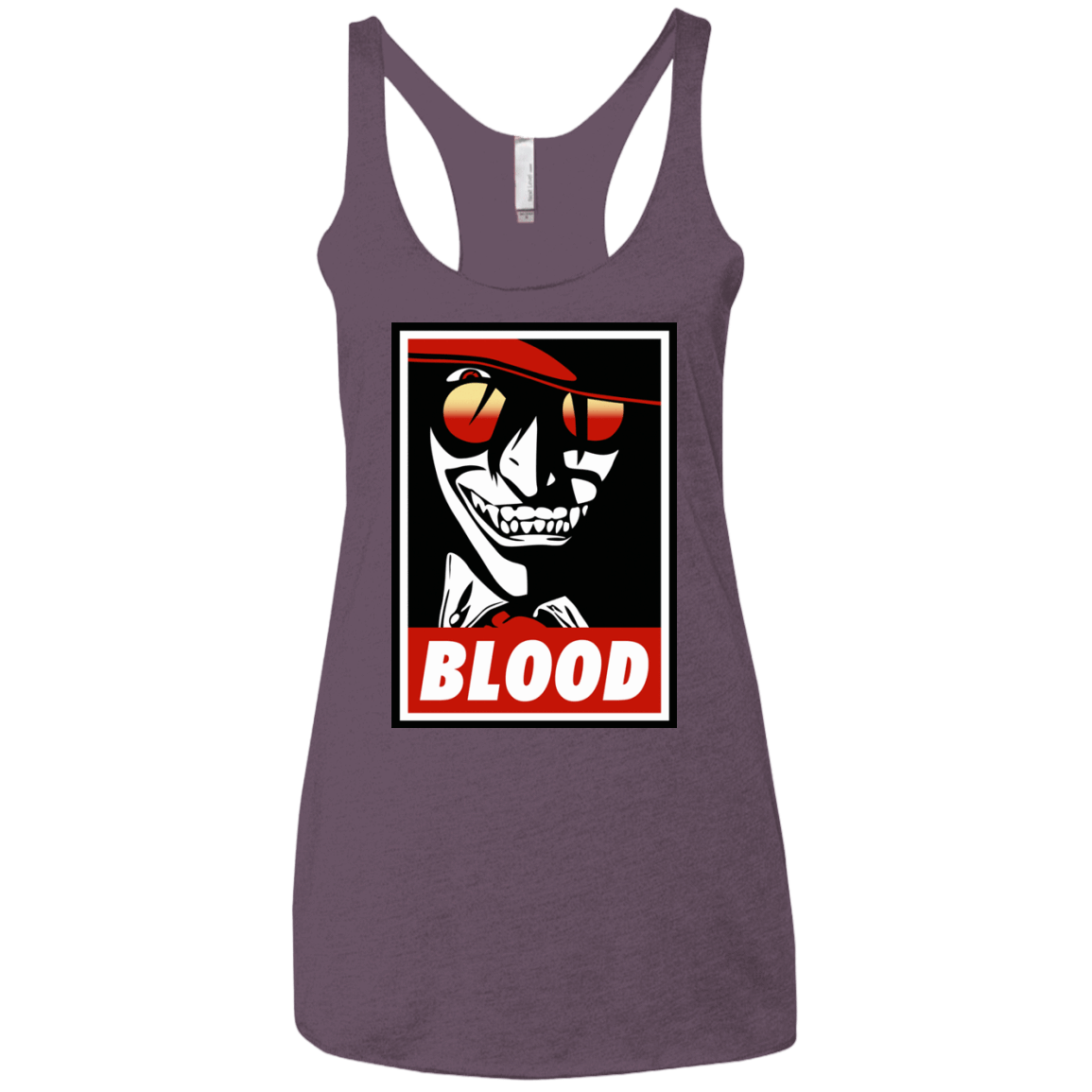 T-Shirts Vintage Purple / X-Small Blood Women's Triblend Racerback Tank