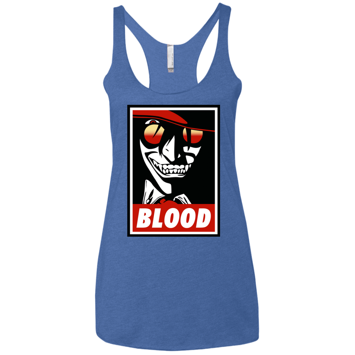 T-Shirts Vintage Royal / X-Small Blood Women's Triblend Racerback Tank