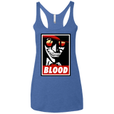 T-Shirts Vintage Royal / X-Small Blood Women's Triblend Racerback Tank