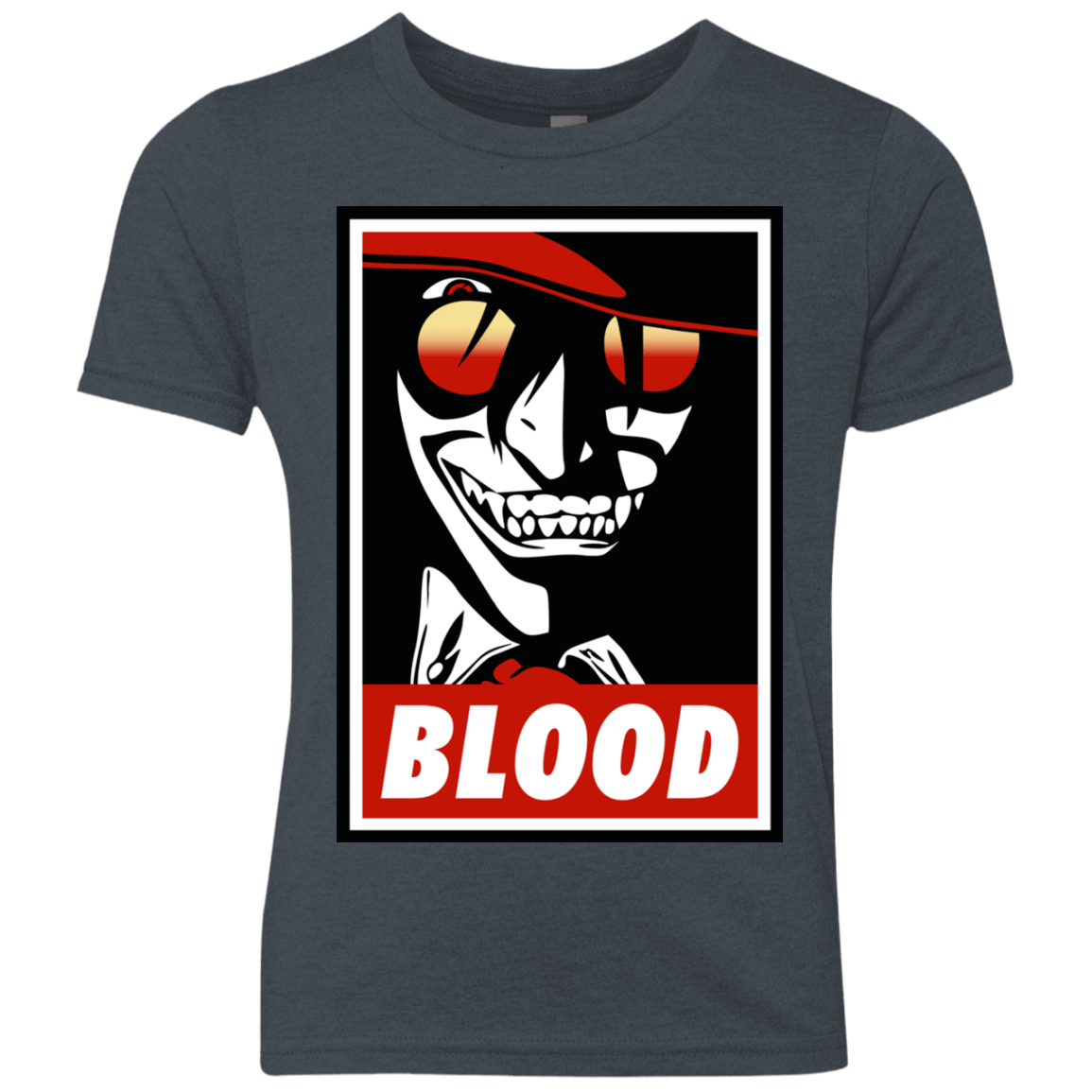 T-Shirts Vintage Navy / YXS Blood Youth Triblend T-Shirt