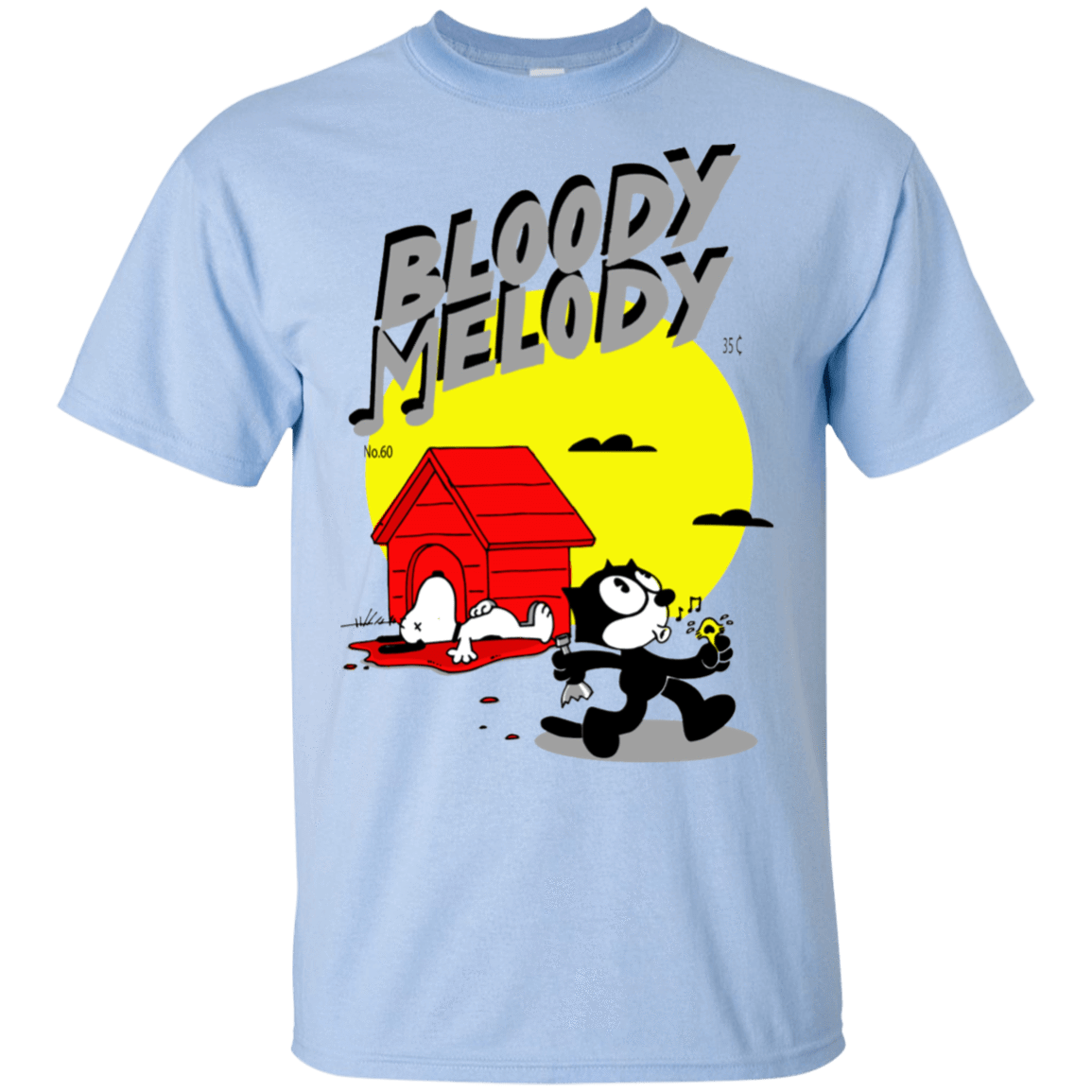 T-Shirts Light Blue / S Bloody Melody T-Shirt