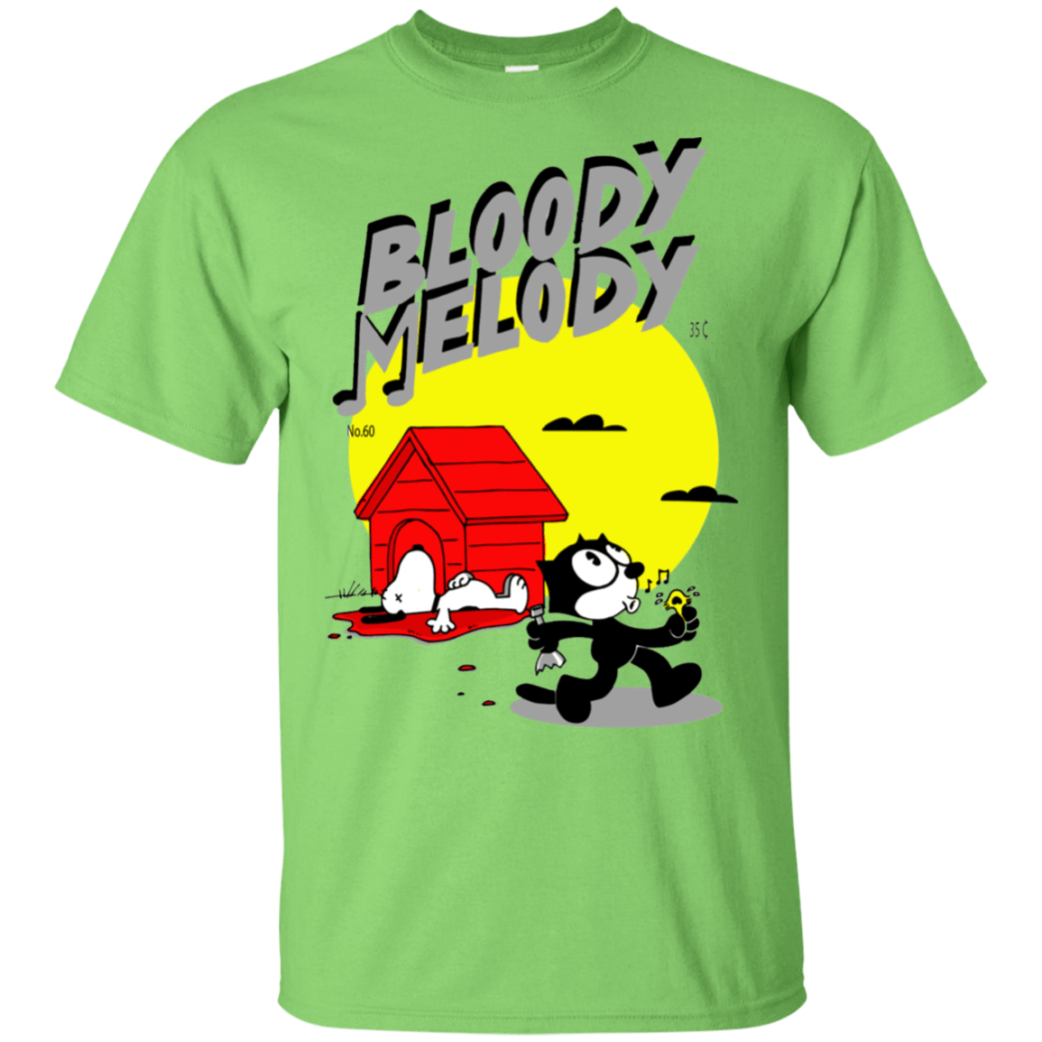 T-Shirts Lime / S Bloody Melody T-Shirt
